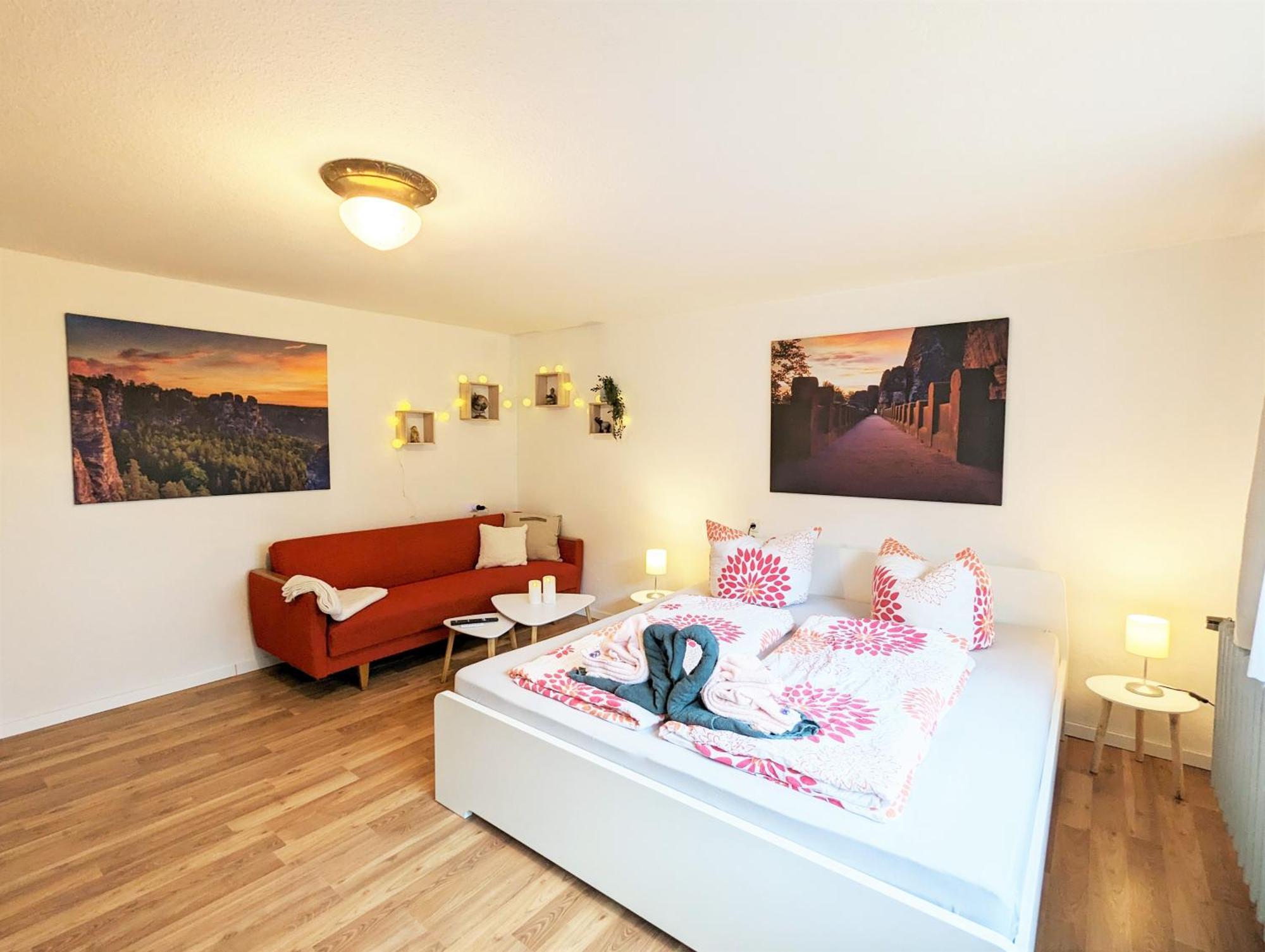 L1 - Urlaubsmagie - Wohnung Fuer 3P Am Wanderweg Sebnitz Exteriör bild